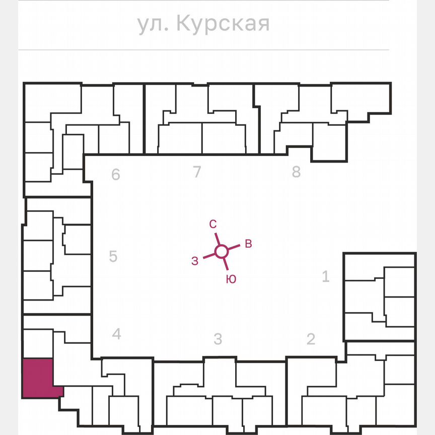 2-к. квартира, 59,4 м², 8/10 эт.