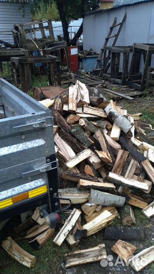 Дрова колотые, привезу в прицепе