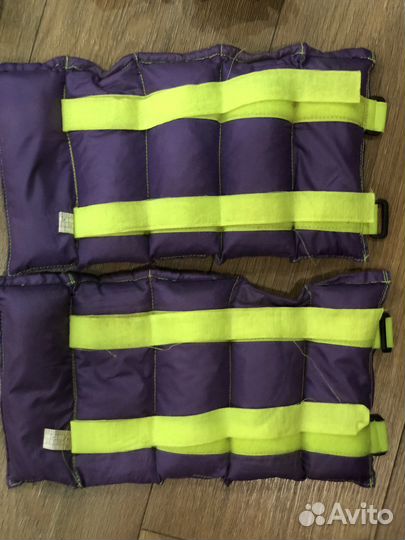 Утяжелители для ног 1,5 кг и для рук 0,5