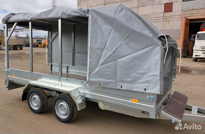 Прицеп 2-осный с балансирной подвеской 3.7х1.5х1.5