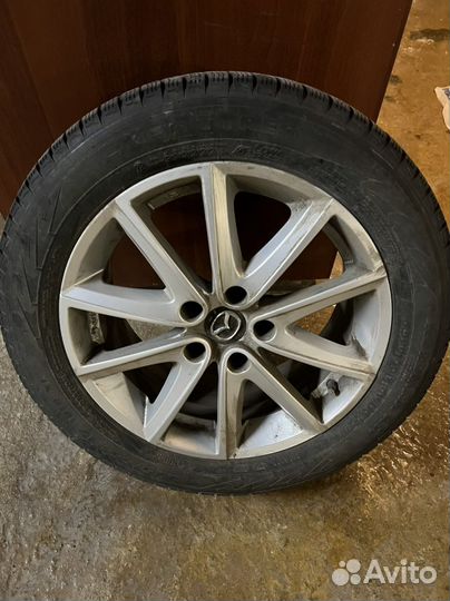 Колеса в сборе r17 зимние mazda