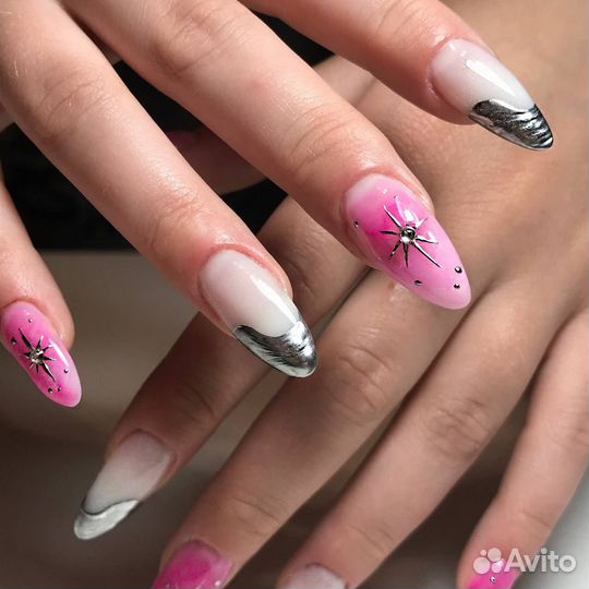 Маникюр/наращивание на дому