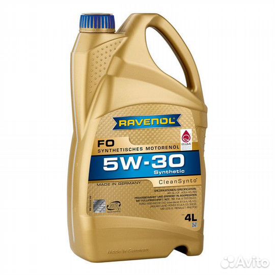 Моторное масло Ravenol FO 5W-30