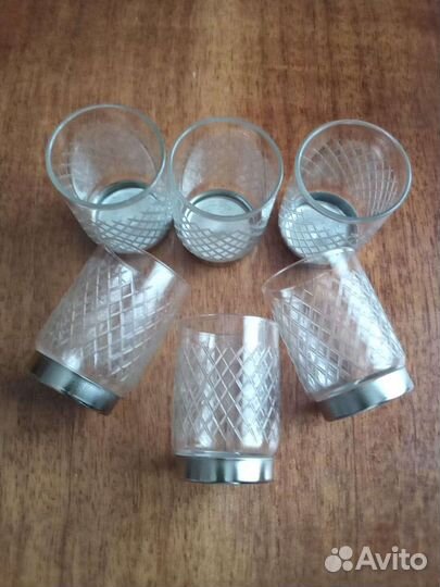 Рюмки, стопки хрусталь,мельхиор СССР