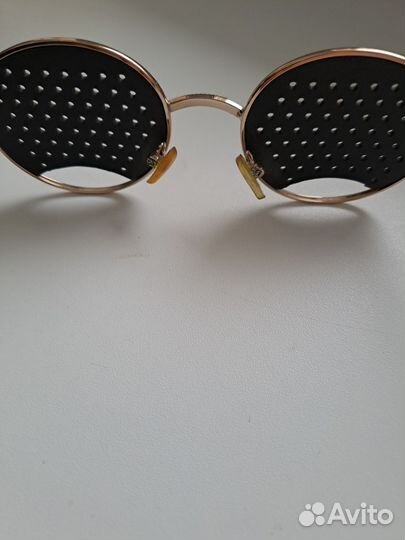 Компьютерные перфорационные очки-тренажёры