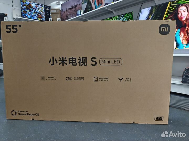 Телевизор Xiaomi miniled 55s 1200 нит 2024г