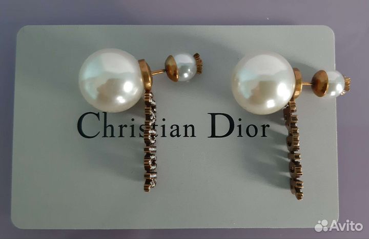 Серьги Christian Dior