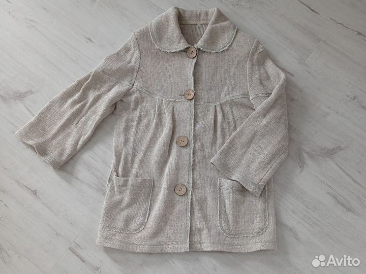 Кардиган из льна