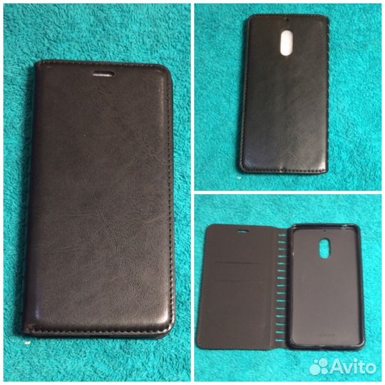 Чехол, чехол- книжка Nokia кожаный