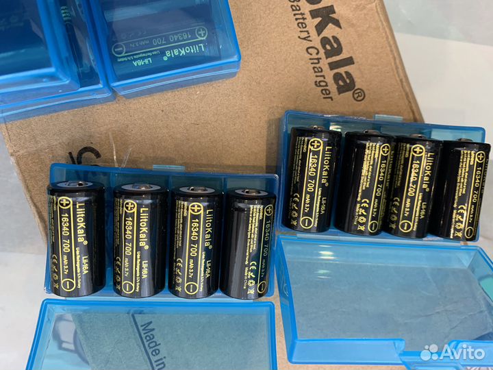 Аккумулятор 1 шт cr123,16340 Litokalla