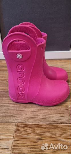 Резиновые сапожки crocs c10