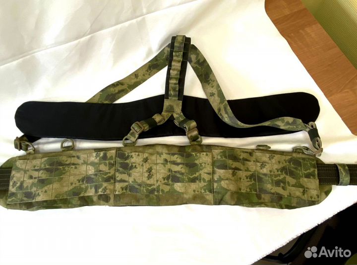 Боевой пояс с баллистическим пакетом и лямками Бр1