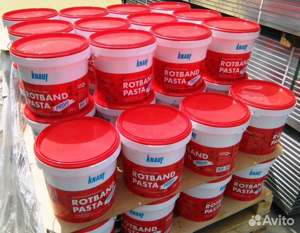 Шпаклевка готовая финишная кнауф Ротбанд Паста Про купить в Свердлова ...