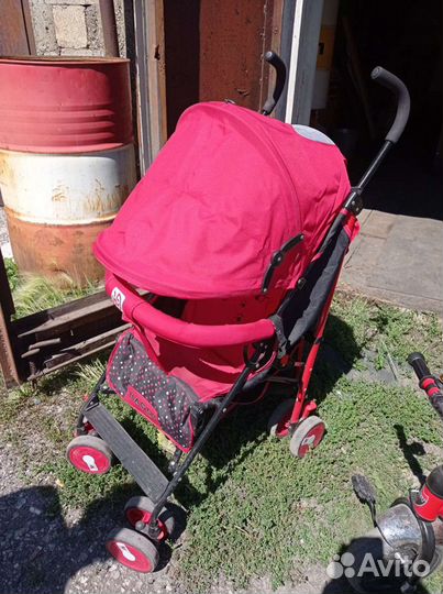 Прогулочная коляска трость бу в хорошем состоянии