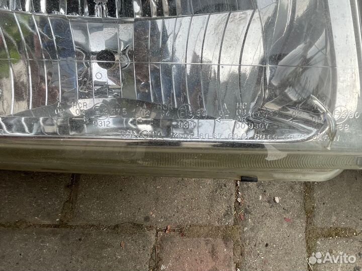 Передние фары toyota land cruiser 100 оригинал