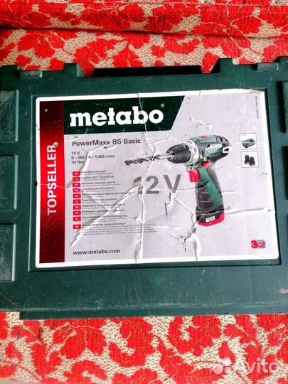 Шуруповерт metabo powermaxx bs basik 12v