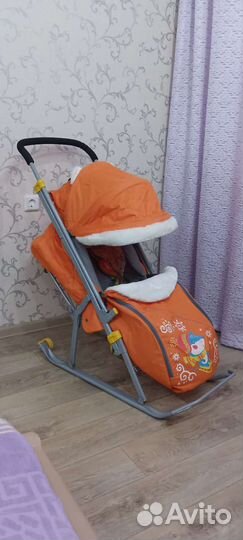 Санки коляска ника