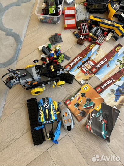 Lego City поезд 60197, Lego technic 42095,ninjago