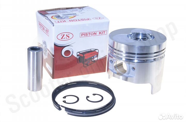 Поршень в сборе 186F 6-9Hp d-86 p-23 