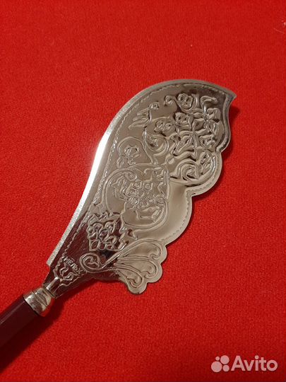 Набор для торта, ложки, вилки мельх СССР Европа