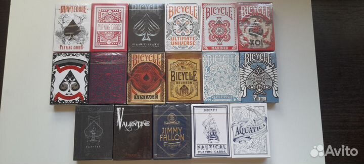 Карты, дизайнерские, Bicycle и др