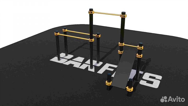 Игровые Комплексы : Шведская стенка, брусья, качел