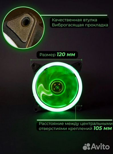 Вентиляторы/кулеры для пк Охлаждение компьютера