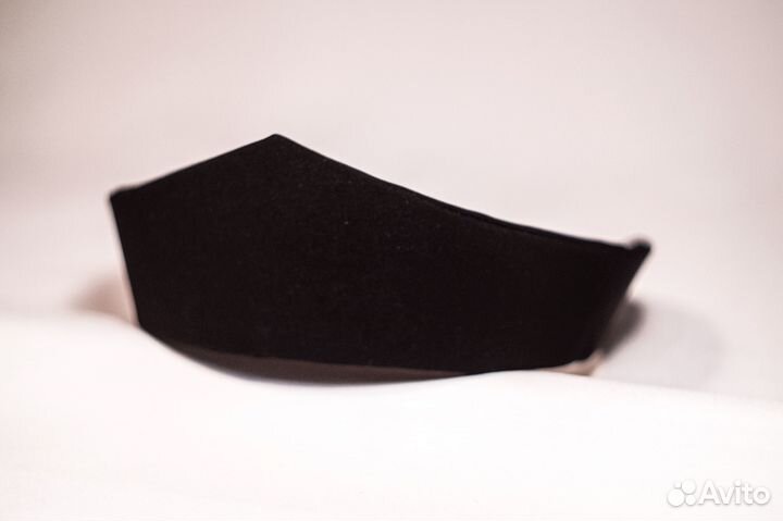 Кокошник текстильный однотонный