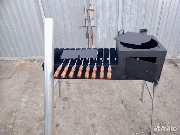 Мангал с подказанником