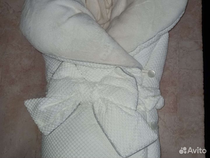Конверт одеяло на выписку зима