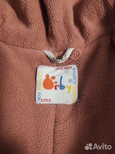 Зимний комбинезон для девочки 92
