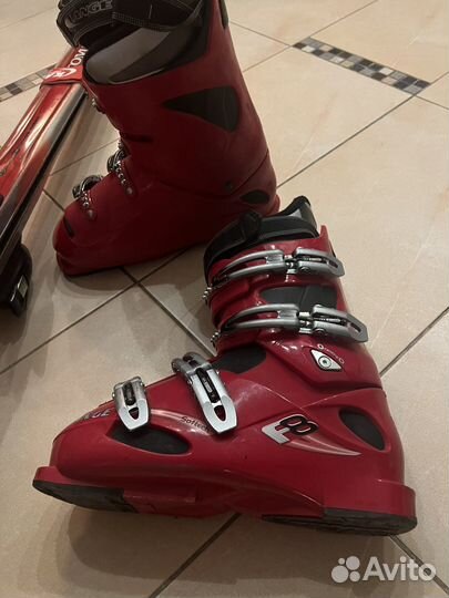 Горные лыжи Atomic betaCarv 180 и ботинки 27,5