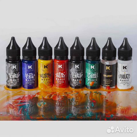 Сет тату краски True Magic 8 шт