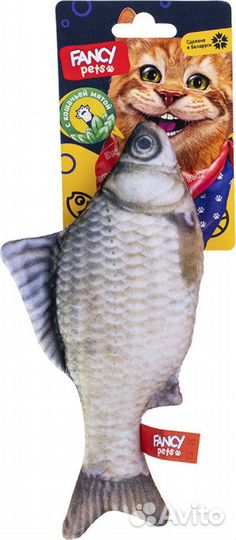 8123 fancy pets Игрушка для кошек Рыба с мятой 1/5