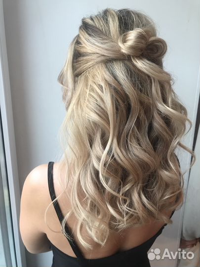 Вечерние причёски и макияж