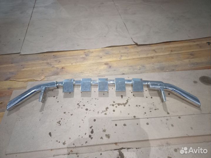 Защита бампера переднего Toyota Land Cruiser