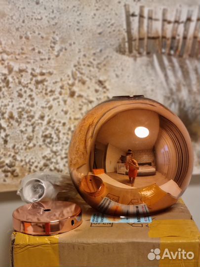 Светильник подвесной медный D20