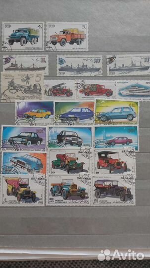 Огромная коллекция из 760+ почтовых марок 60-80х