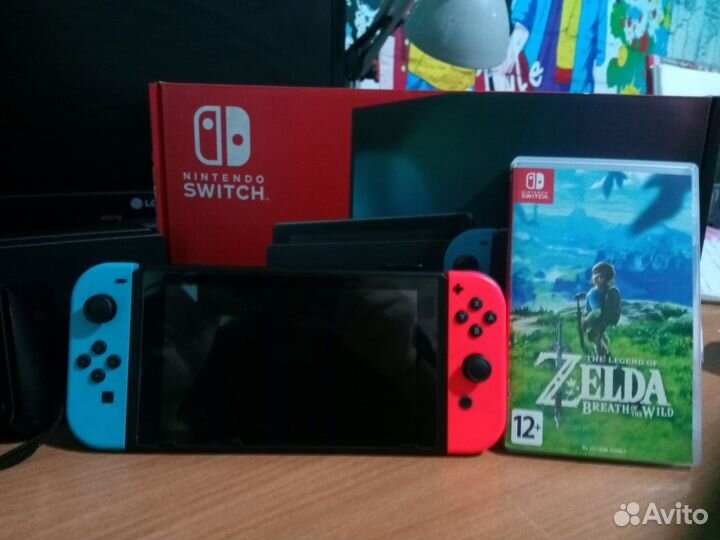 Nintendo switch rev.2 + Zelda both
