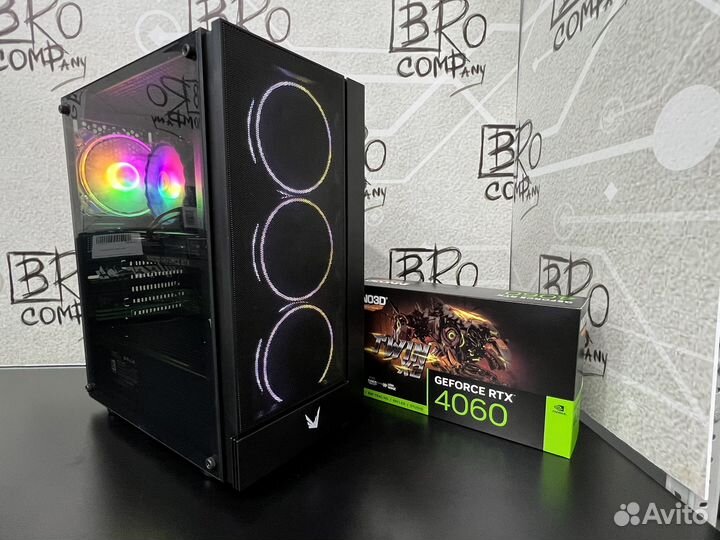 Мощный игровой компьютер rtx4060 новый