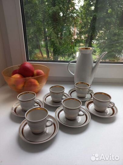 Молочник фарфор набор посуды