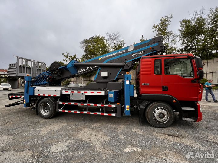 В лизинг - новая автовышка GKS45 - 45м