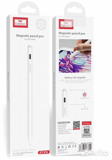 Стилус для планшетов iPad Earldom ET-P4