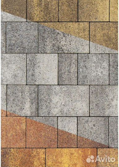 Тротуарная плитка Выбор, старый город, все цвета