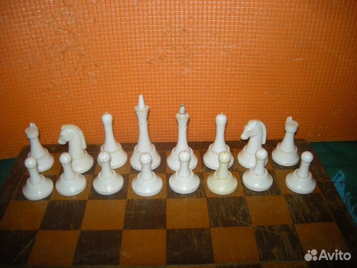 Шахматы СССР карболит колкий пластик