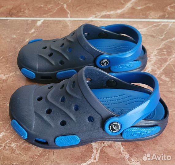 Детские шлепки сабо резиновые joss (новые)