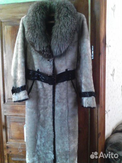 Шуба из мутона в хорошем состоянии