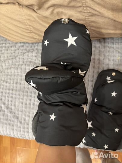 Муфта варежки на коляску