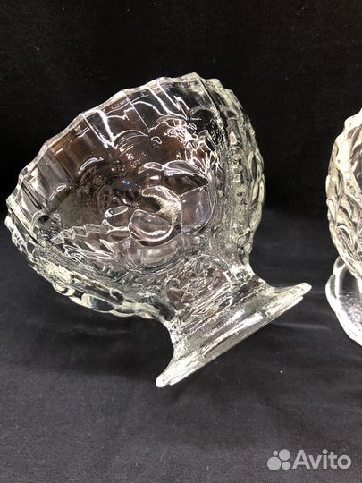 Конфетница СССР на ножке винтаж креманка вазочка