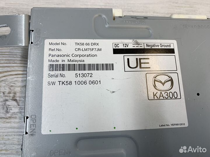 Блок мультимедии навигации mazda cx9 TK5866DRX